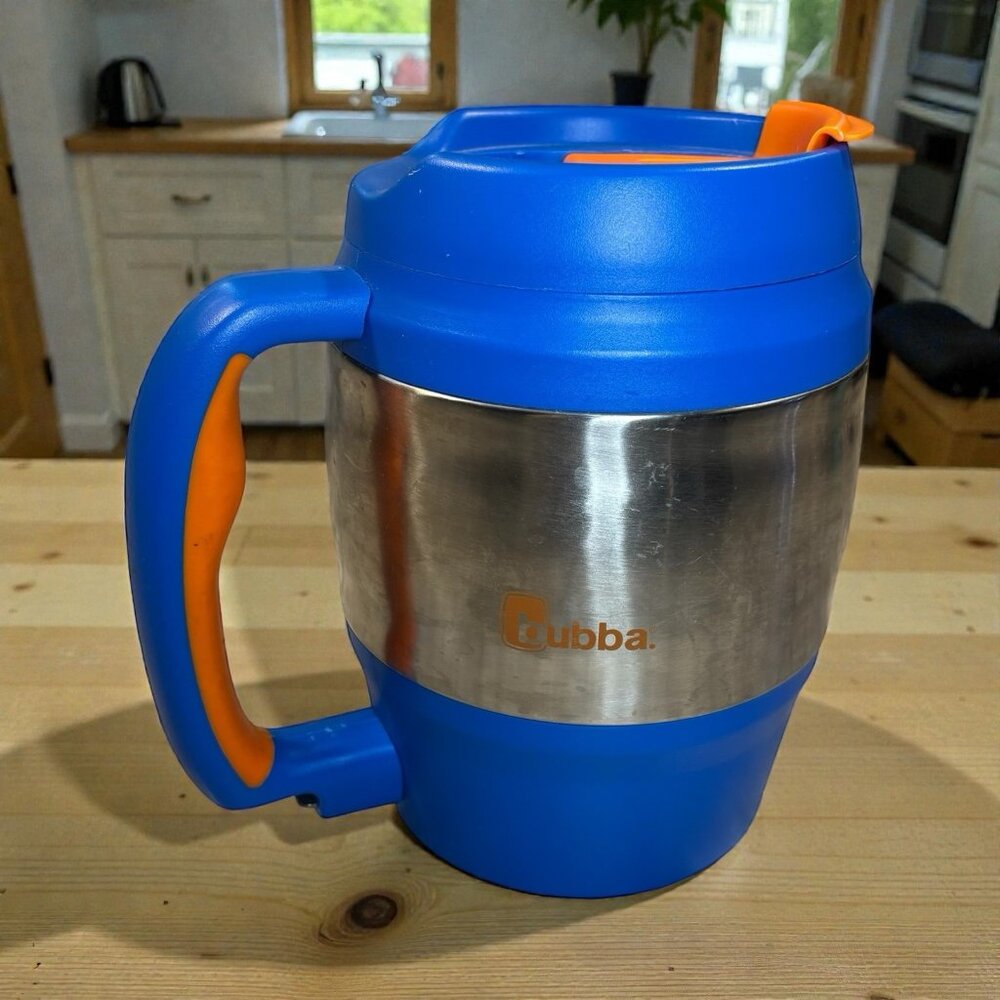 Bubba Keg 52 oz Insulated Blue Orange Travel Mug Travel Mug Large Hot Cold